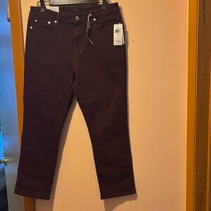 Lauren Ralph Lauren women Burgundy Straight Jeans